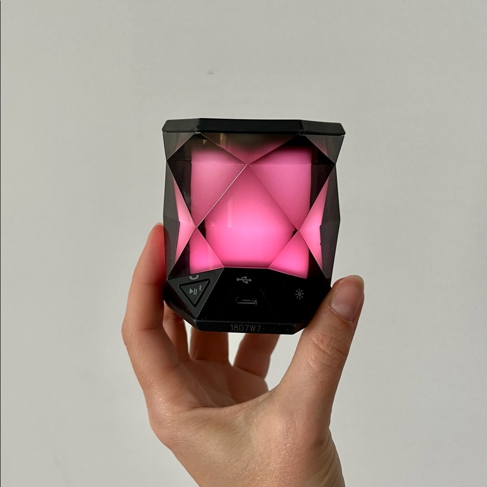 Bluetooth Speaker w Colour Changing Lights: Great For Kids Room!